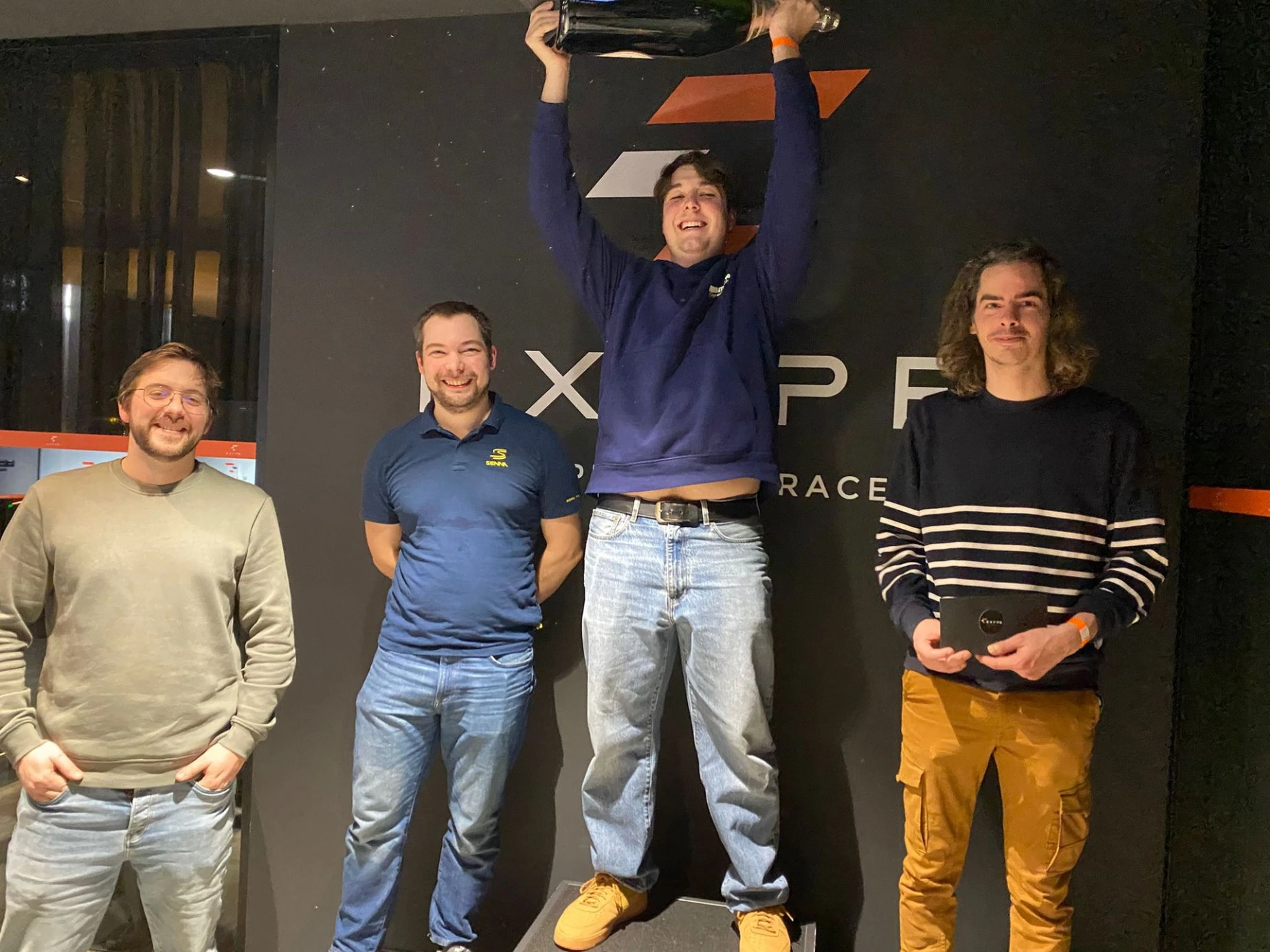 Podium du Tournoi Concours sur Simulateur